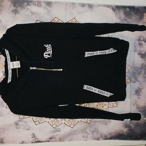 Victoria's Secret PINK Black and White Hoodie